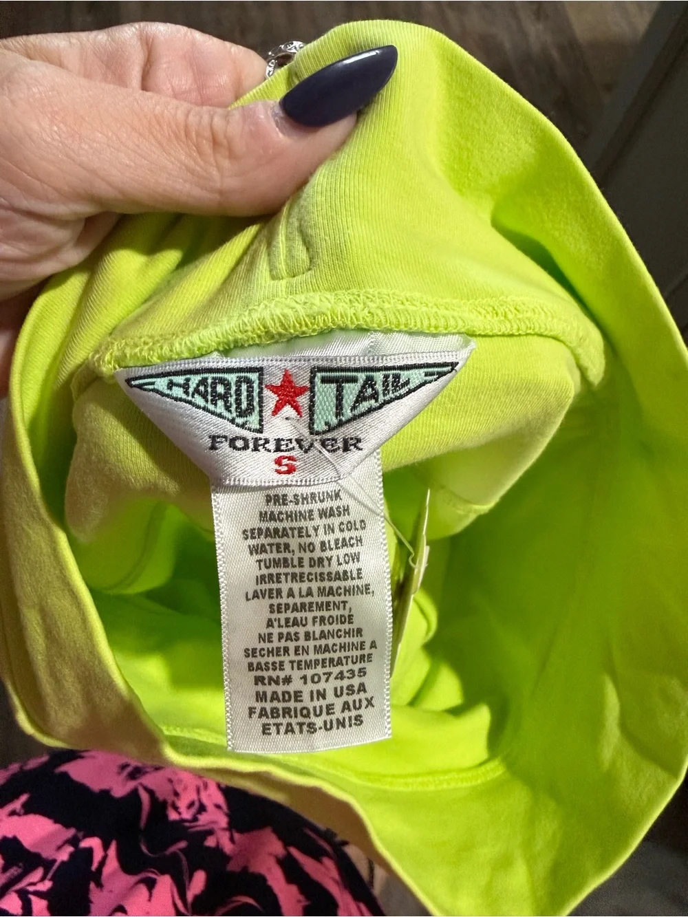 Hard Tail Kids Neon Lime Leggings